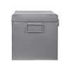 LABEL51 Opbergbox Vintage L 50x30x30 cm antiekgrijs
