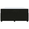 vidaXL Bedframe met matras Zwart 160 x 200 cm Stof