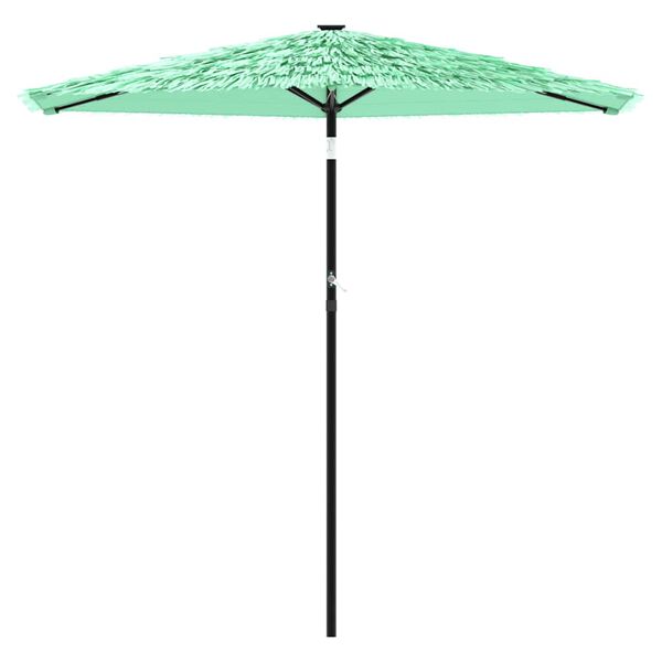 vidaXL Parasol met stalen paal 268x268x226 cm groen