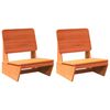 vidaXL Tuinstoelen 2 st 60x64x70,5 cm massief grenenhout wasbruin