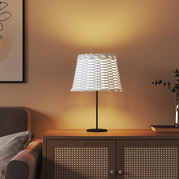 vidaXL Lampenkap &Oslash;30x20 cm wicker wit