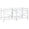 vidaXL Dubbele wasmachine sokkel met uittrekbare planken wit