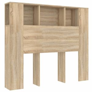 vidaXL Hoofdbordkast 120x18,5x102,5 cm sonoma eikenkleurig