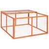 vidaXL Konijnenhok 124x120x60 cm massief vurenhout