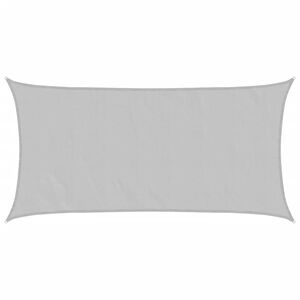vidaXL Zonnezeil 3,5x2 m 100% polyester oxford lichtgrijs
