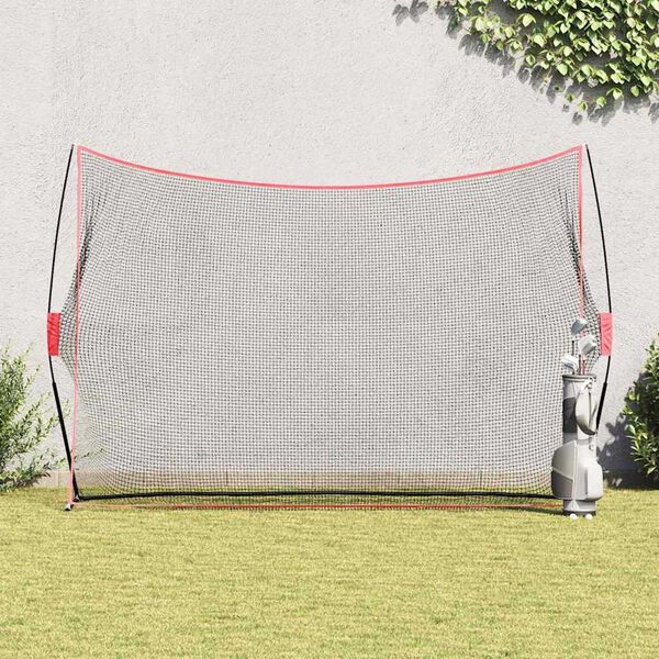 vidaXL Golf Trainingshulpmiddelen Zwart 309 x 93 x 216 cm Polyester