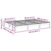 vidaXL Bedframe Family zonder matras 240x200 cm massief grenenhout wit