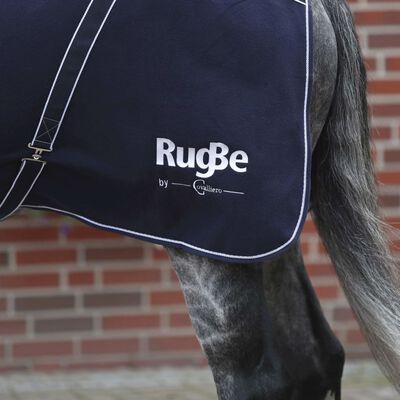 Covalliero Paardendeken RugBe Classic 125 cm fleece marineblauw