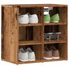 vidaXL Schoenenkast 52x30x50 cm oud houtkleurig