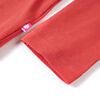 Kindershirt met lange mouwen 140 roodbruin