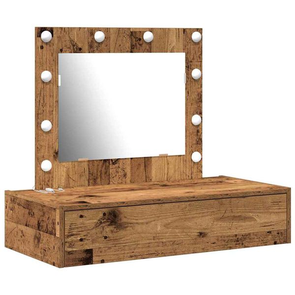 vidaXL Plafondtafel met lade Bruin 83 x 40 x 70 cm Bewerkt hout