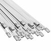 vidaXL Kabelbinders 25 st 4,6 x 150 mm zilver