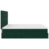 vidaXL Ottoman bed met matrassen 180x200cm fluweel donkergroen
