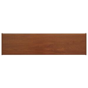 vidaXL Raamsokkel Bruin hout 60 x 20 x 4,5 cm PVC