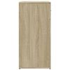 vidaXL Dressoirs 2 st 79x38x80 cm bewerkt hout sonoma eikenkleurig