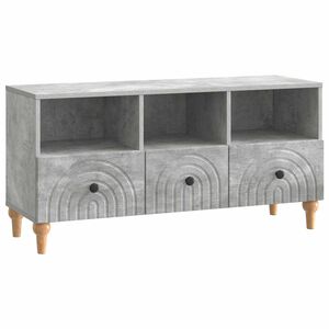 vidaXL TV-kast Beton Grijs 102 x 34,5 x 50 cm Geconstrueerd hout