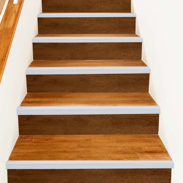 vidaXL Trapprofielen 10 pcs Zilver 67 x 3.5 x 3 cm Aluminium