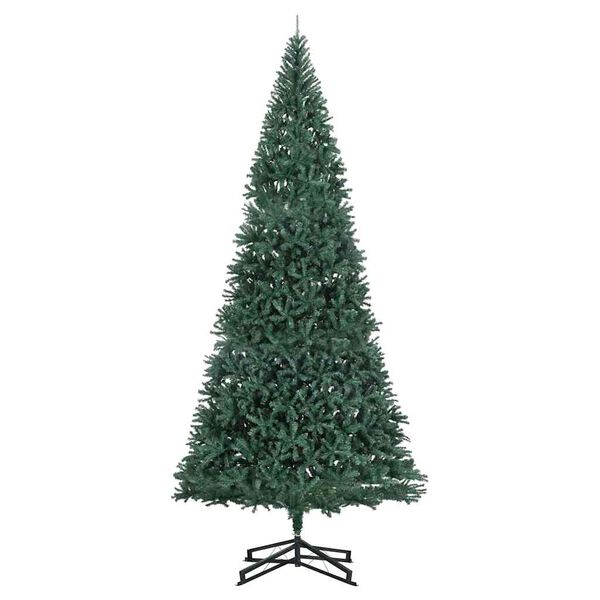 vidaXL Artificial Pre-lit Kerstboom met Ballenset Groen 500 cm PVC