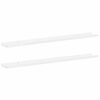 vidaXL Wandschappen 2 st 100x9x3 cm hoogglans wit