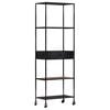 vidaXL Boekenkast 60x35x180 cm ruw mangohout en ijzer