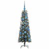 vidaXL Kunstkerstboom met 150 LED Groen 120 cm PVC en Plastic en Staal