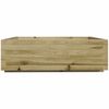 vidaXL Plantenbak 80x80x26,5 cm ge&iuml;mpregneerd grenenhout