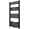 vidaXL Radiator / handdoekenrek gebogen 500x1160 mm zwart