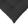 vidaXL Zitkussens 4 pcs Zwart 40 x 40 x 6 cm Microfibre