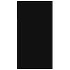 vidaXL Wandtafel 100x39x75 cm bewerkt hout zwart