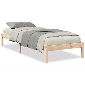 vidaXL Bedframe extra lang zonder matras massief grenenhout 100x210 cm