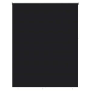 vidaXL Buitenrolgordijn UV-bescherming Zwart 100 x 230 cm (B x H)