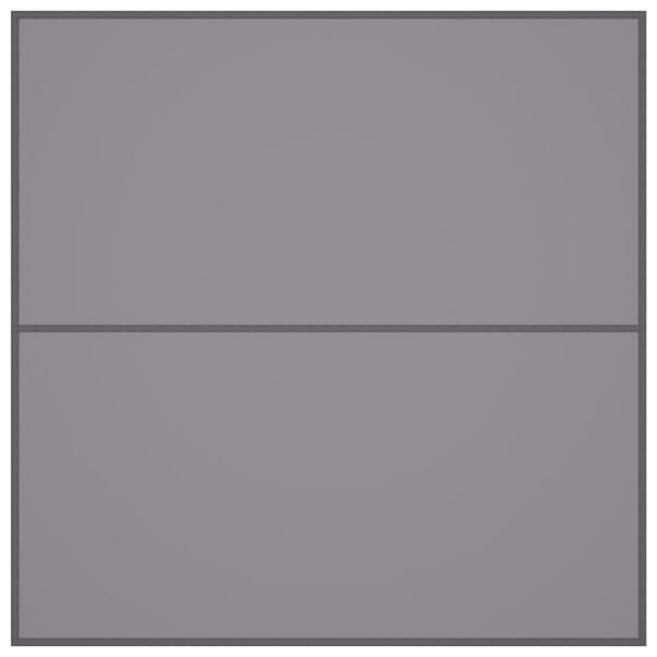 vidaXL Afdekzeil 4x4 m grijs