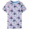 Kindershirt 116 gemêleerd grijs