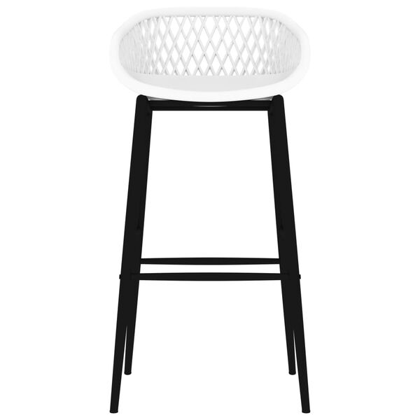 vidaXL Barstoelen 2 st wit
