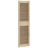 vidaXL Kastdeur 2 pcs Naturel 140,5 x 2,1 x 39,5 cm Massief grenenhout