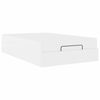 vidaXL Bedframe met matras Anders 2 st Wit PVC