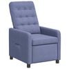 vidaXL Ligstoel Jeans Blauw 65 x 93 x 102 cm Stof