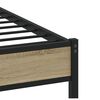 vidaXL Bedframe zonder matras hout sonoma eikenkleurig 90x200 cm