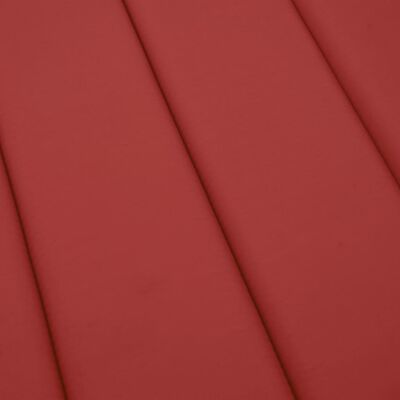vidaXL Ligbedkussen 200x50x3 cm oxford stof rood