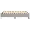 vidaXL Boxspring bed stof lichtgrijs 140x200 cm