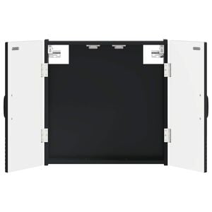 vidaXL Dartbord Kabinet HAARLEM Zwart 52,5 x 10,5 x 53,5 cm
