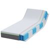 vidaXL Matras Wit en Grijs 70 x 200 cm Jacquard stof