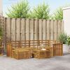 vidaXL Sofa-Sets Naturel Massief Acaciahout