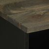 vidaXL Tv-meubel 100x33x46 cm massief mangohout zwart