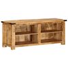 vidaXL Tv-meubel 110x35x40 cm massief ruw mangohout