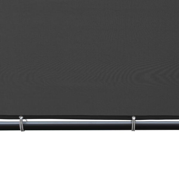 vidaXL Prieel met schuin dak 180 g/m&sup2; 300x300x257 cm antracietkleurig