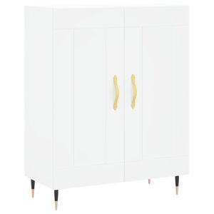 vidaXL Dressoir 69,5x34x90 cm bewerkt hout wit