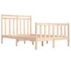 vidaXL Bedframe massief hout 120x190 cm