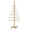 vidaXL Houten kerstboom Bruin 150 cm Bamboe