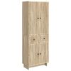 vidaXL Kastenset 2 st Bewerkt hout